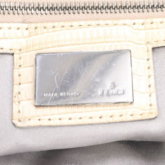 Fendi Rabbit Fur Tote Bag Shoulder Hand Brown Women's RUM Dd24-4 - Picture 15 of 15